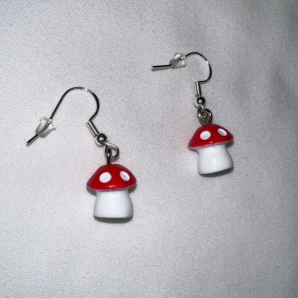 Jewelry - mushroom earrings🍄🫧🛸✨